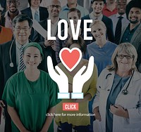 Love Charity Organization Social Help Concept