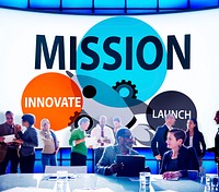 Mission Innovate Launch Success Goal Concept