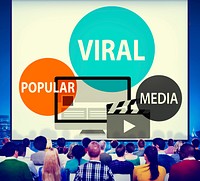 Viral Global Communications Internet Technology Concept