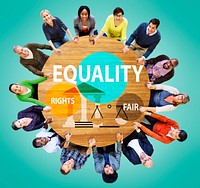 Equality Parity Balance Justice Fair Concept