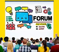 Forum Chat Message Discuss Talk Topic Concept