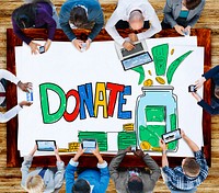 Donate Give Help Support Assistance Concept