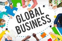 Global Business Start Up Launch Teamwork Online Concept