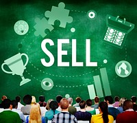Sell Earning Money Payment Purchasing Concept