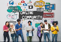 Online Community Social Networking Society Togetherness Concept