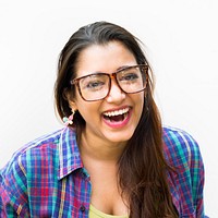 Indian Teen Girl Smiling Portrait Concept