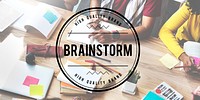 Brainstorm Brainstorming Thinking Meeting Planning Sharing Concept
