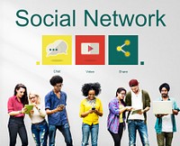 Social Network Connection Internet Concept