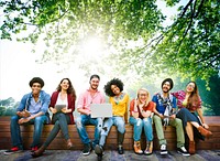 Diversity Teenagers Friends Friendship Team Concept