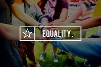 Equality Friends Team Community Fair Concept