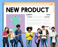 New Product Launch Promotion Marketing Services Concept