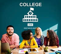 College Education Knowledge University Academic Concept