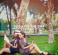 Today Is The Day Inspiration Positive Motivation Concept