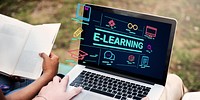 E-Learning Education Networking Website Study Concept