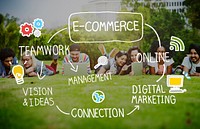 E-Commerce Ideas Analysis Communication Solution Social Concept
