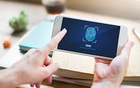 Fingerprint Scan Biometrics Identify Authorization Concept