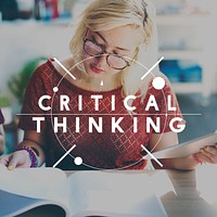Critical Thinking Analysis Determination Strategy Concept