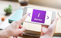 Customer Service Information Icon Concept