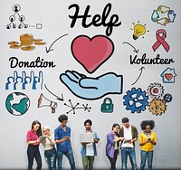 Help Welfare Hope Donations Volunteer Concept