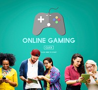 Online Gaming Playing Hobby Internet Strategy Concept