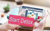 Start Detox Planning Wellness Healthy Concept