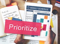 Weekly Schedule Reminder Activities Planner Concept