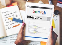 Interview Journalism Recruitment Report Research Concept