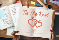 Tie The Knot Wedding Day Love Concept