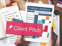 Client Pitch Consultant Corporate Customer Job Concept