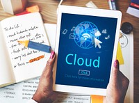 Cloud Network Technology Digital Connection Concept