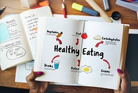 Healthy Eating Food Digram Concept