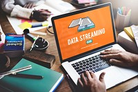 Data Streaming Downloading Information Internet Concept
