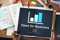 Open for Business Partnership Industry Concept