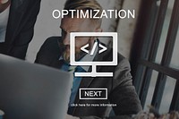 Optimization Connection SEO Digital Computer Concept