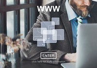 WWW Web Website Media Connection Internet Concept