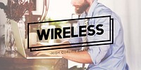 Wireless Hotspot Technology Sharing Networking Concept