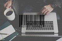 Bar Code Electronic Label Laser Logistics Scanner Concept