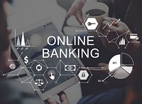 Online Banking Business Commercial Computing Concept