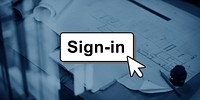 Sign-In Guidepost Information Message Pattern Concept