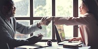 Business Team Handshake Deal Business Concept