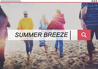 Summer Breeze Relaxation Holiday Happiness Fresh Concept