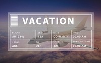 Holiday Travel Tourism Relaxation Graphic Concept