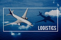Logistics Airplane Journey Freight Shipping Concept