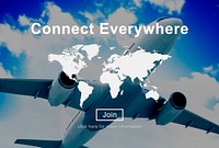 Connect Everywhere Global Network Worldwide Concept