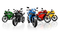 Brandless Motorcycle Motorbike Vehicle Concept