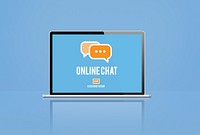 Online Chat Commmunication Message Concept