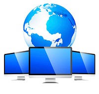 Global networking with monitor.