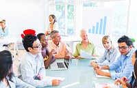 Group of Business People Having a Meeting
