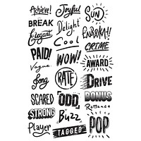 Artwork Typographic Illustration Style Concept