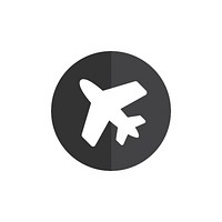 Illustration of airplane icon